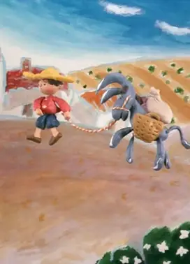 ロバちょっとすねた